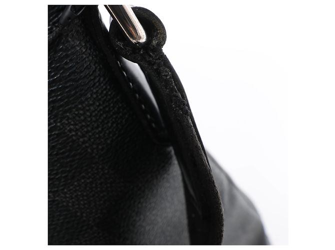 Borsa a tracolla Louis Vuitton Mick PM Damier Graphite in nero N41211 - vista 13