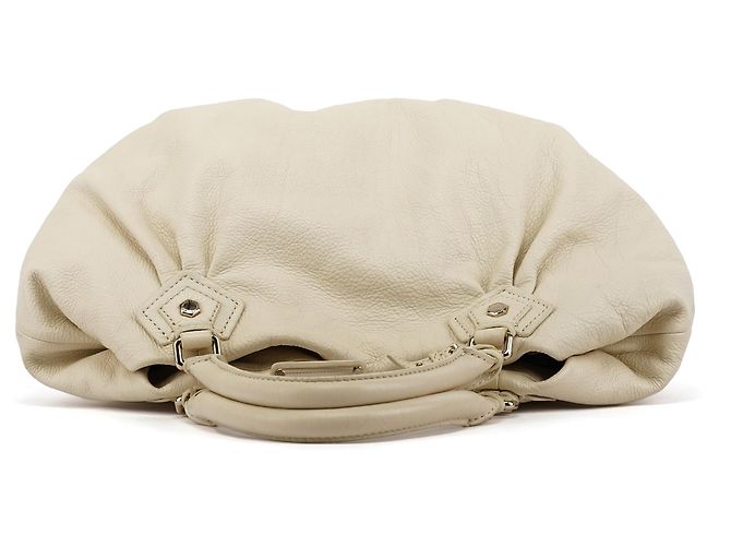 Marc by Marc Jacobs mala de mão Classic Q Large em pele marfim - vista 4
