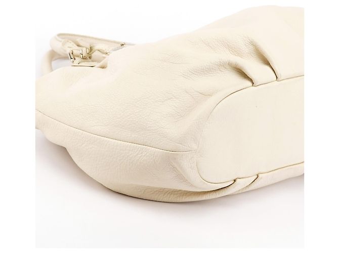 Marc by Marc Jacobs mala de mão Classic Q Large em pele marfim - vista 7