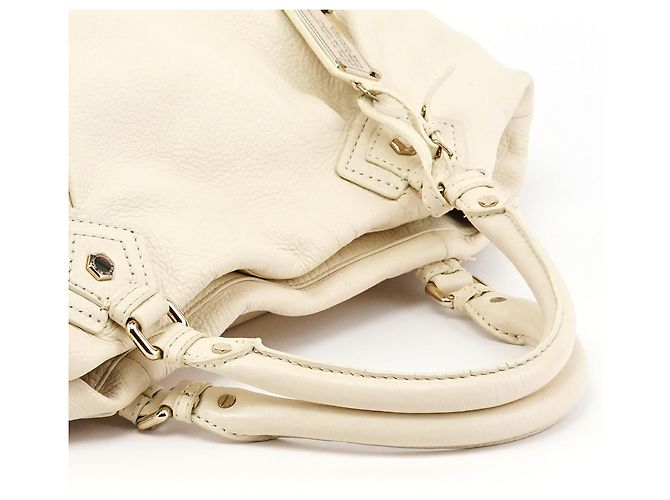 Marc by Marc Jacobs mala de mão Classic Q Large em pele marfim - vista 9