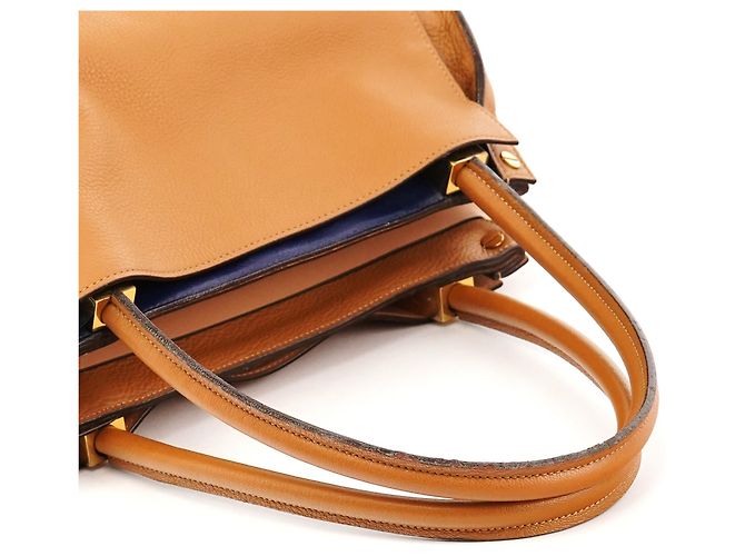 Chloé Dolly Tote Bag aus tan Leder - Ansicht 10