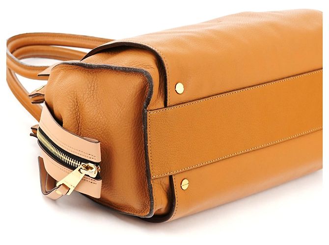 Chloé Dolly Tote Bag aus tan Leder - Ansicht 8