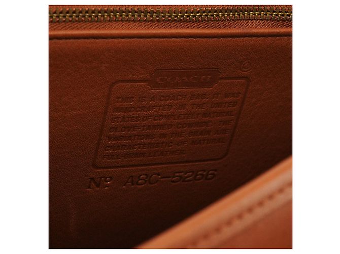 Coach Borsa Metropolitan 2-Way 5266 in pelle a concia glove marrone chiaro - vista 12