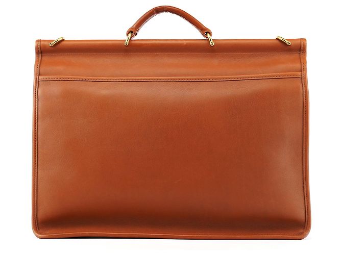 Coach Borsa Metropolitan 2-Way 5266 in pelle a concia glove marrone chiaro - vista 3