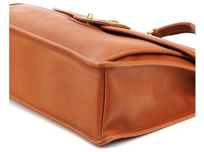 Coach Borsa Metropolitan 2-Way 5266 in pelle a concia glove marrone chiaro - vista 9
