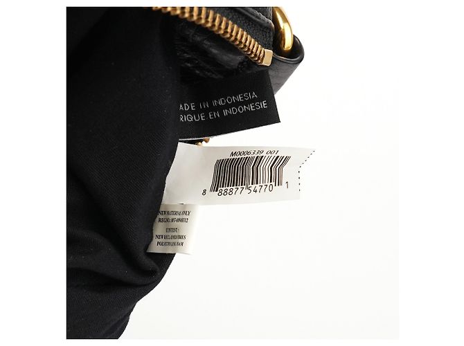 Marc by Marc Jacobs Borsa Bowling 2-Way Classic Q in pelle nera - vista 13