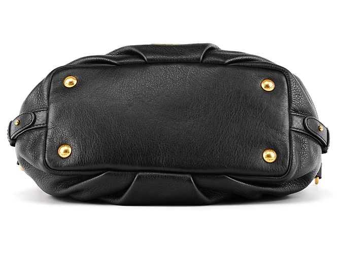 Marc by Marc Jacobs Borsa Bowling 2-Way Classic Q in pelle nera - vista 5