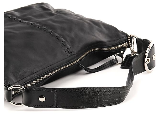 Coach Borsa a tracolla Soho Hobo in pelle nera F13108 - vista 10