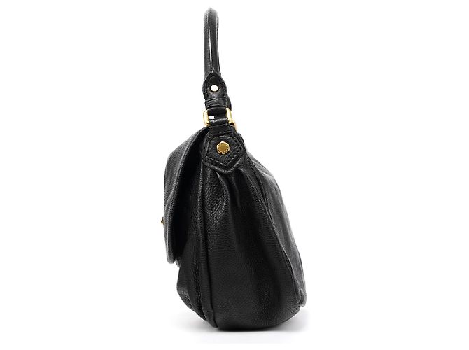 Marc by Marc Jacobs Borsa a Tracolla Hobo Classic Q in Pelle Nera - vista 2
