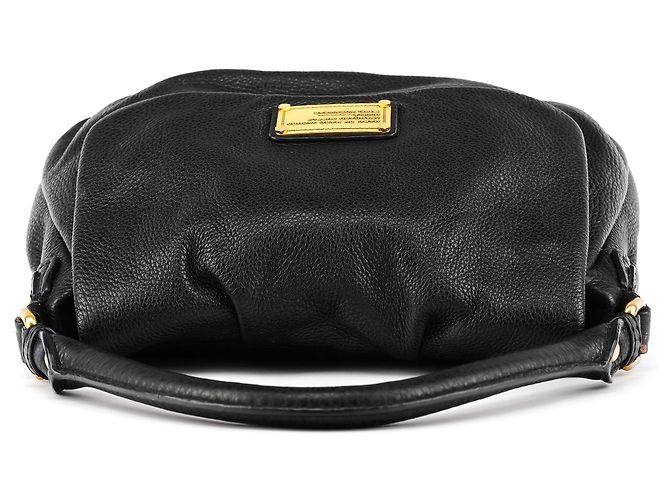 Marc by Marc Jacobs Borsa a Tracolla Hobo Classic Q in Pelle Nera - vista 4