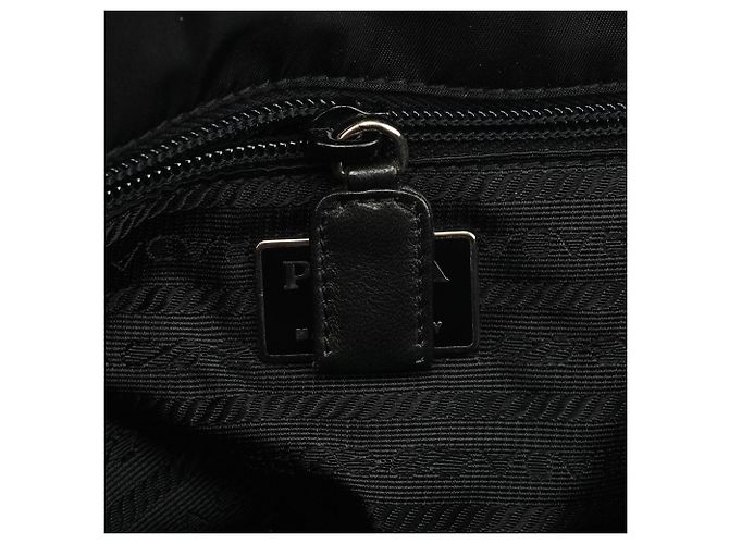 Prada Borsa Tote 1995 Black Tessuto Nappa Nylon - vista 12