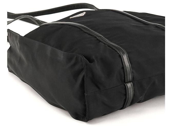 Prada Borsa Tote 1995 Black Tessuto Nappa Nylon - vista 6