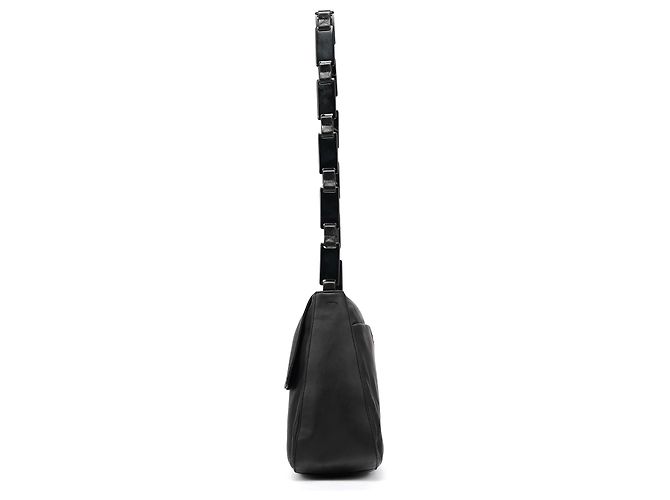 Prada Borsa a tracolla 1998 Black Calfskin Vitello Plex - vista 2