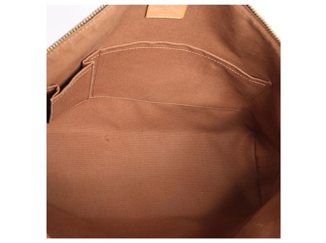 mala de ombro Louis Vuitton Lockit Horizontal Monogram em castanho M40104 - vista 13