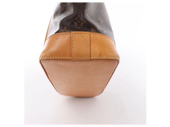 mala de ombro Louis Vuitton Lockit Horizontal Monogram em castanho M40104 - vista 9
