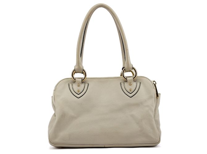 Marc Jacobs Borsa Tote Blake in pelle avorio - vista 3
