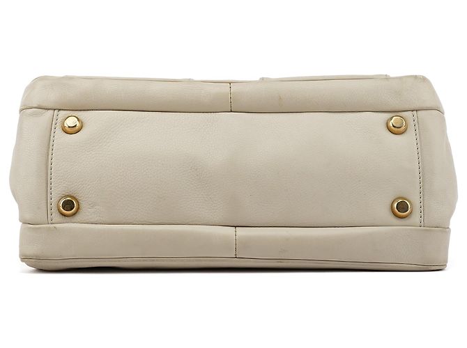 Marc Jacobs Borsa Tote Blake in pelle avorio - vista 5
