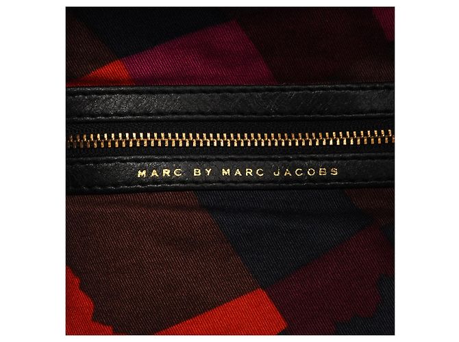Marc by Marc Jacobs Borsa 2-Way Twisted Q Fran in pelle nera - vista 11
