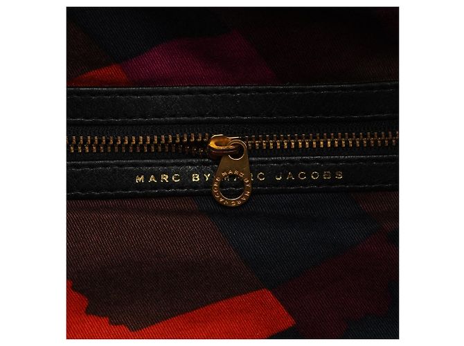Marc by Marc Jacobs Borsa 2-Way Twisted Q Fran in pelle nera - vista 12