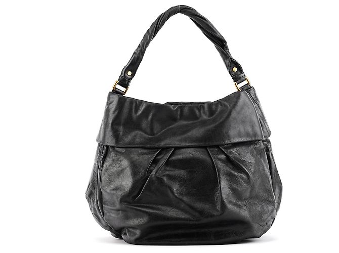 Marc by Marc Jacobs Borsa 2-Way Twisted Q Fran in pelle nera - vista 3