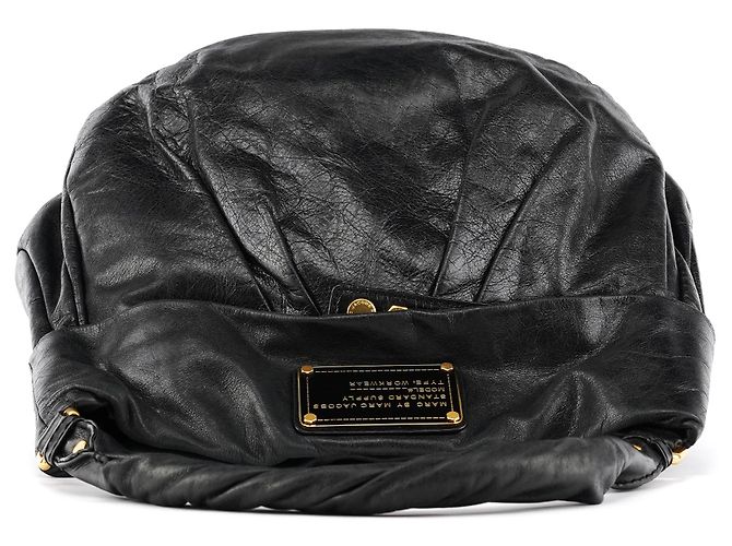 Marc by Marc Jacobs Borsa 2-Way Twisted Q Fran in pelle nera - vista 4