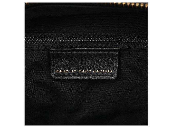 Marc by Marc Jacobs Borsa Bowling 2-Way Classic Q in pelle nera - vista 10
