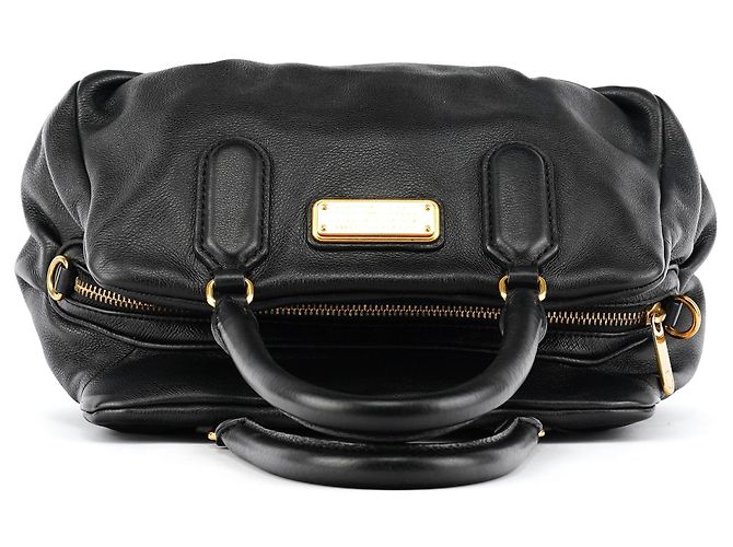Marc by Marc Jacobs Borsa Bowling 2-Way Classic Q in pelle nera - vista 2