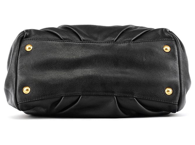 Marc by Marc Jacobs Borsa Bowling 2-Way Classic Q in pelle nera - vista 3