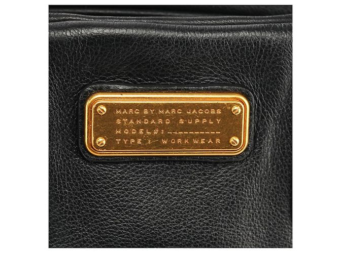 Marc by Marc Jacobs Borsa Bowling 2-Way Classic Q in pelle nera - vista 4