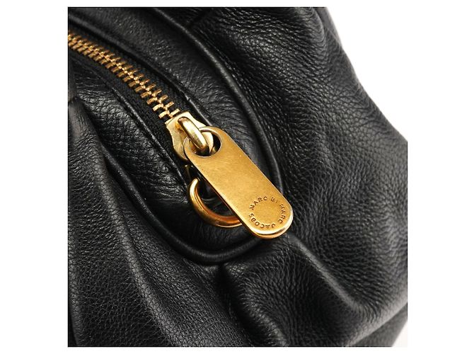 Marc by Marc Jacobs Borsa Bowling 2-Way Classic Q in pelle nera - vista 5