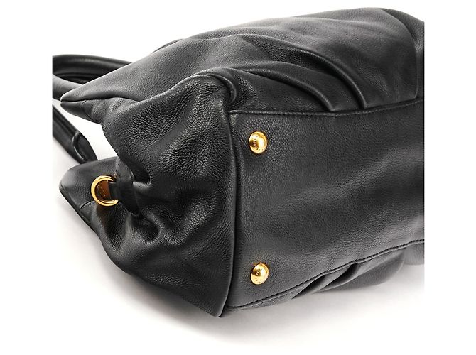 Marc by Marc Jacobs Borsa Bowling 2-Way Classic Q in pelle nera - vista 6