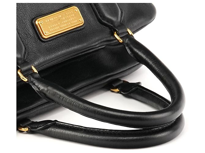Marc by Marc Jacobs Borsa Bowling 2-Way Classic Q in pelle nera - vista 8