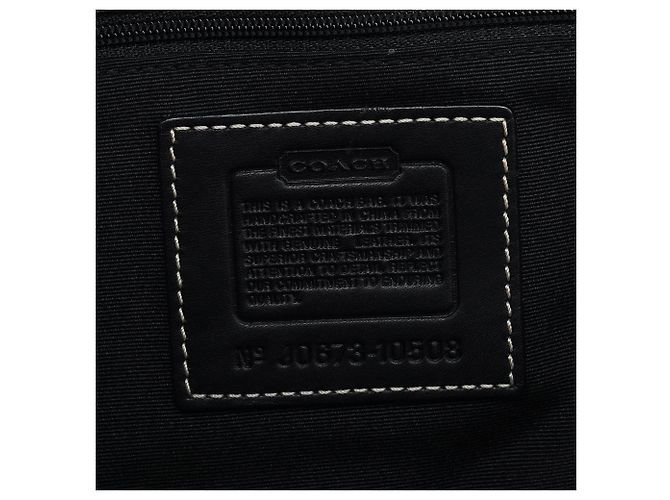 Coach 10508 Borsa Tote Hamptons in tela Signature nera - vista 10
