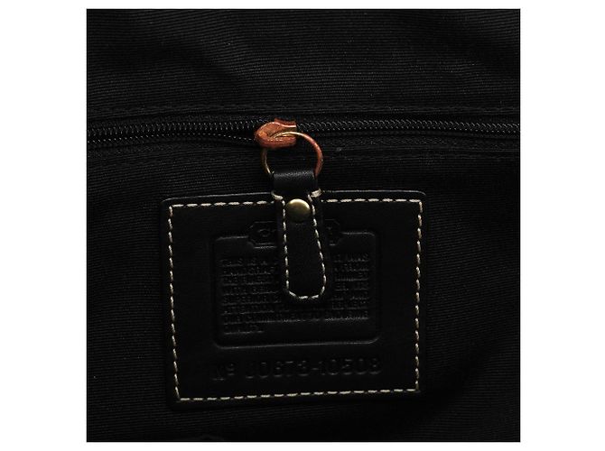 Coach 10508 Borsa Tote Hamptons in tela Signature nera - vista 11