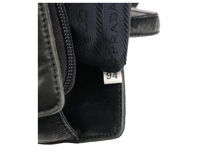 Prada Borsa Tote Sport in Nappa Navy 1995 - vista 13