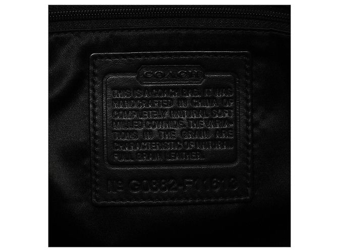 Coach 11613 Black Leather Ergo Turnlock Hobo Schultertasche - Ansicht 11