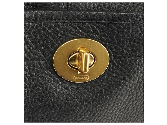 Coach 11613 Black Leather Ergo Turnlock Hobo Schultertasche - Ansicht 6
