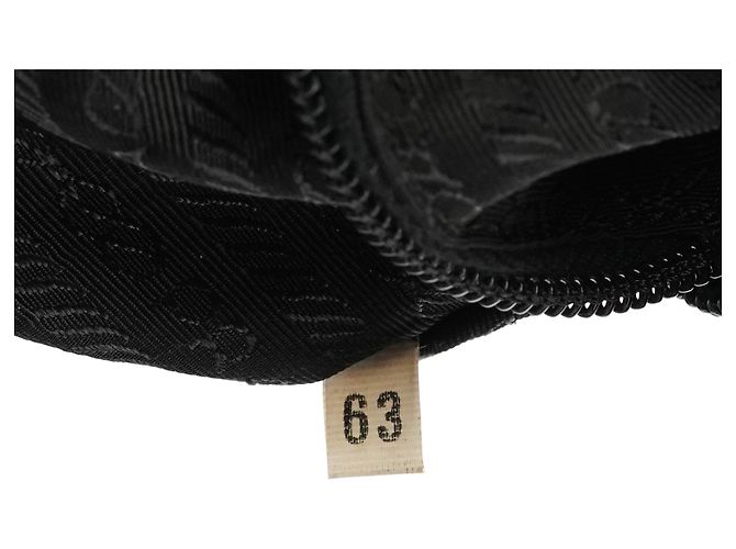 Prada Borsa a Tracolla 1998 Black Tessuto Asim Nylon - vista 10