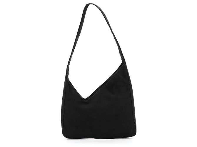 Prada Borsa a Tracolla 1998 Black Tessuto Asim Nylon - vista 3