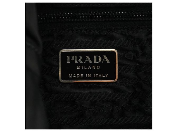 Prada Borsa a Tracolla 1998 Black Tessuto Asim Nylon - vista 8