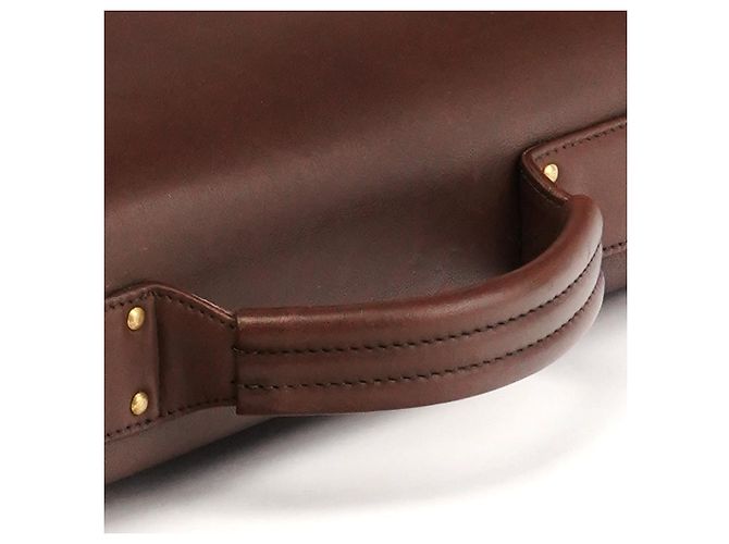 Coach Borsa Metropolitan 2-Way in pelle Dark Brown 0542 - vista 10