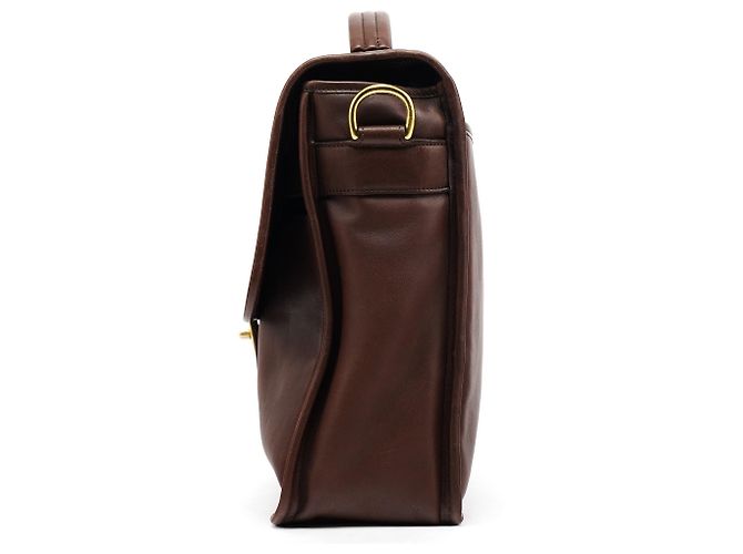 Coach Borsa Metropolitan 2-Way in pelle Dark Brown 0542 - vista 2