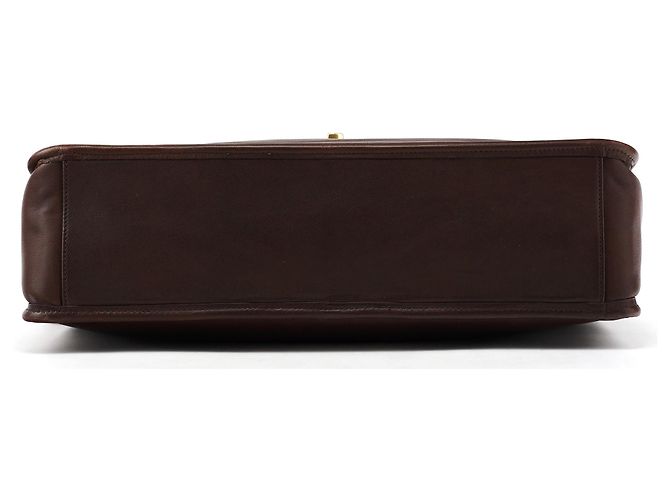 Coach Borsa Metropolitan 2-Way in pelle Dark Brown 0542 - vista 5