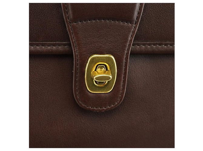Coach Borsa Metropolitan 2-Way in pelle Dark Brown 0542 - vista 6