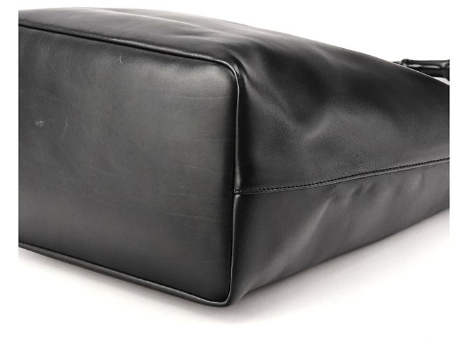 Gucci 000 0531 Borsa a Tracolla Hobo in Pelle Nera Bamboo - vista 9