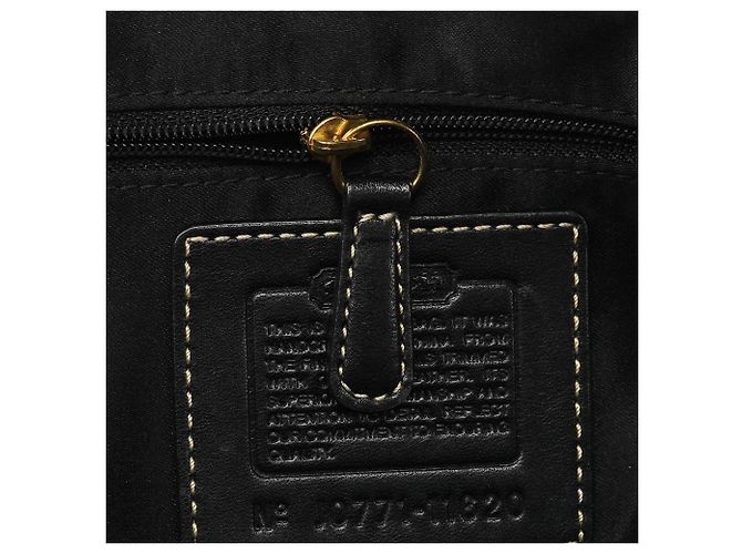 Coach 11645 Borsa Tote Turnlock in Signature Canvas nero - vista 13