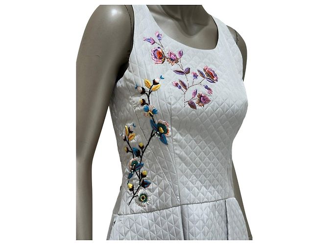 Christian Dior gestepptes Midi-Kleid Sz.38 gebraucht - Ansicht 3