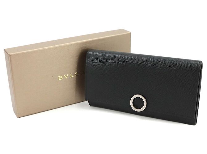 Bulgari Cartera larga bi-fold de piel Bvlgari - vista 2
