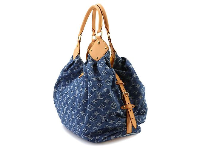 Borsa a tracolla Louis Vuitton Monogram Denim XL - vista 3