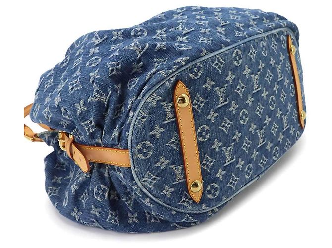 Borsa a tracolla Louis Vuitton Monogram Denim XL - vista 4